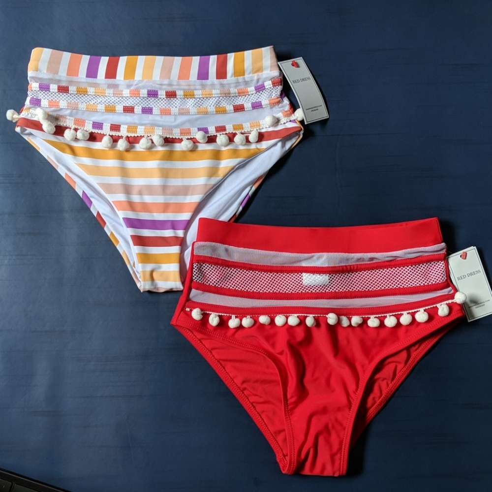 Red Dress Boutique high waisted bikini bottoms